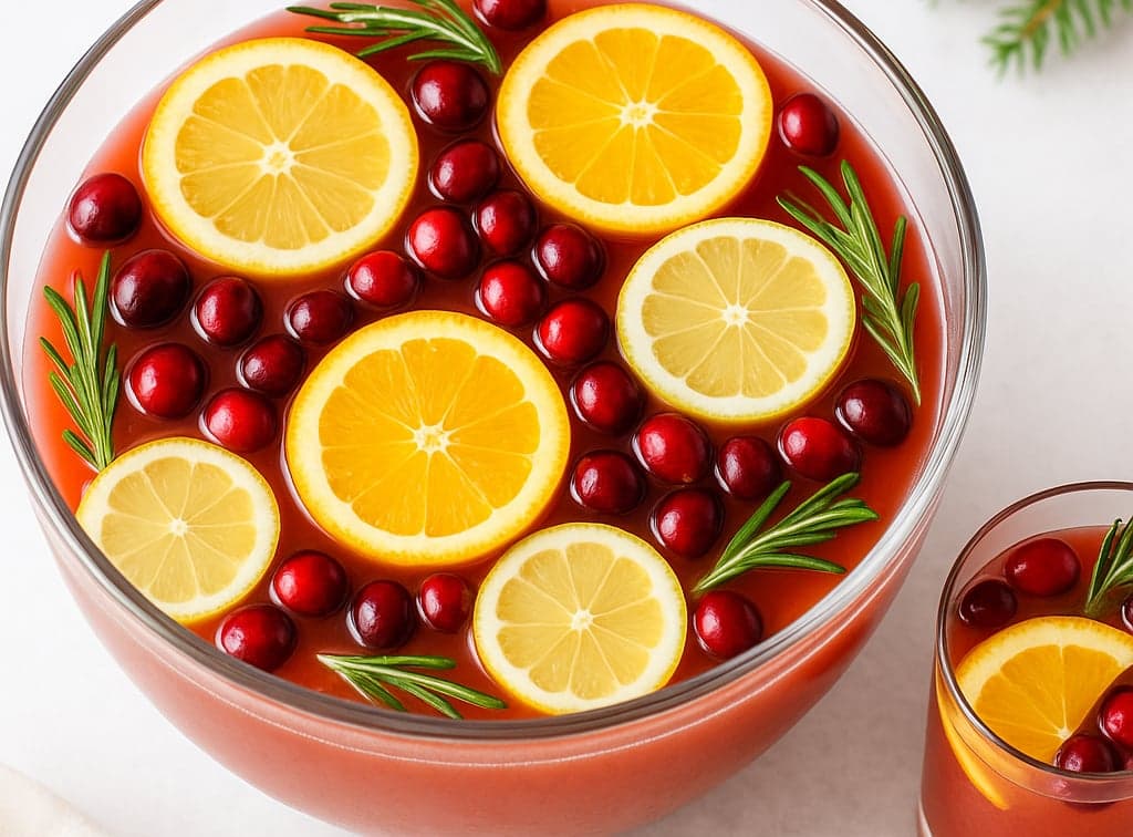Winter Cranberry Citrus Punch